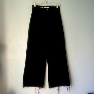 Mango wide leg, high wais jeans